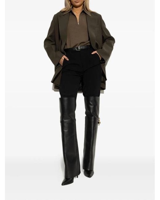 Givenchy Black Leather Boots