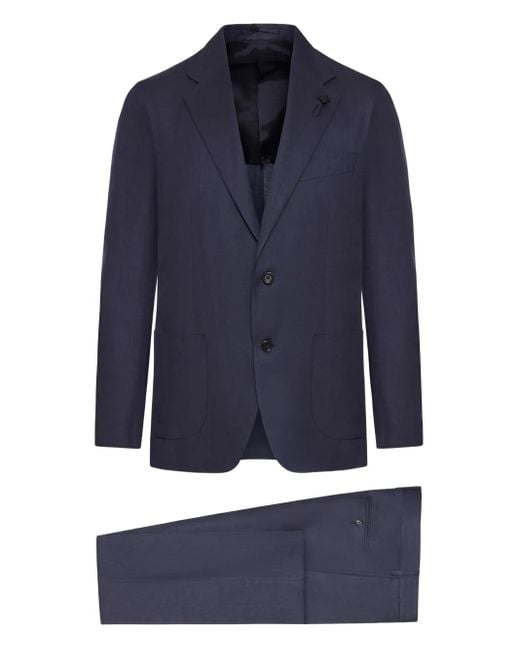 メンズ Lardini ツーピース テーラードスーツ Blue