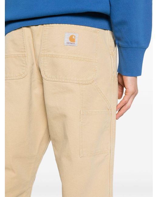 Pantalon Double Knee en coton biologique Carhartt pour homme en coloris Natural
