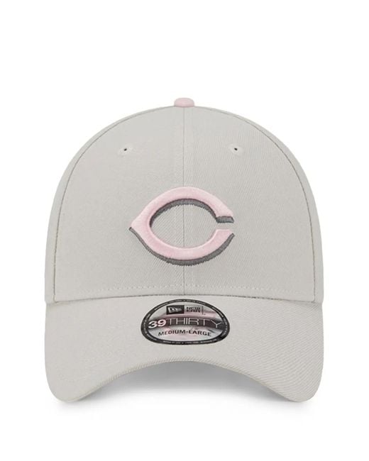 KTZ Gray 39Thirty Cincinnati Reds Baseball Cap for men