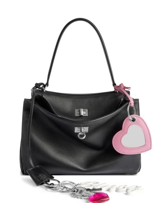 Balenciaga Black Small Rodeo Tote Bag