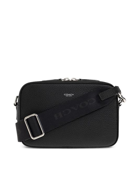 COACH Black Radio Shoulder Bag for men