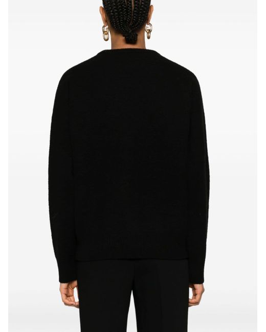 Totême  Black Pullover mit rundem Ausschnitt