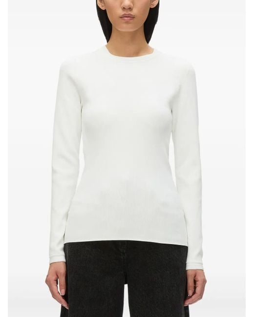 3.1 Phillip Lim White Jersey Top