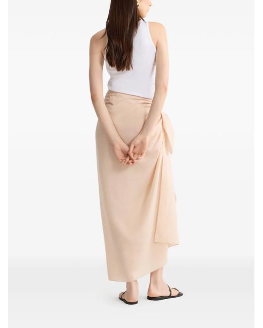 Patou White Knot Sarong