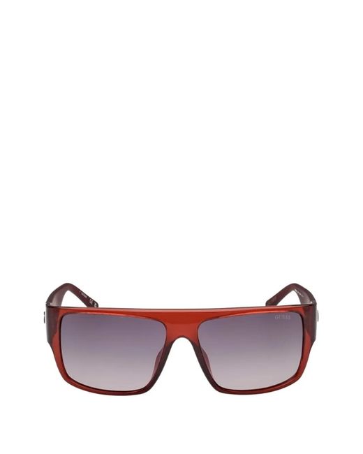 GUESS EYEWEAR Pink Gradient-Lens Rectangle-Frame Sunglasses