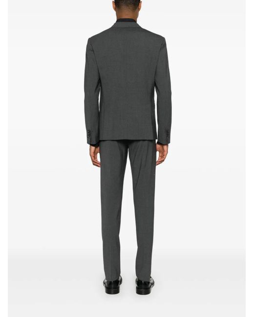 DSquared² Black London Single-Breasted Suit for men