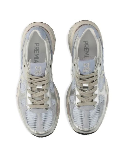 Premiata White Baskets Mased