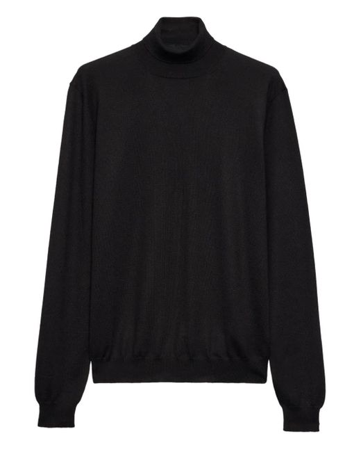 メンズ Prada タートルネック セーター Black