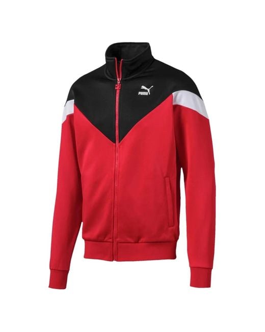 PUMA Red Zip-Fastening Sweatshirt for men