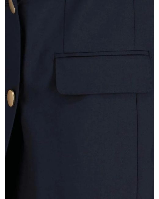 Tagliatore Blue J Jasmine Double-Breasted Buttoned Blazer