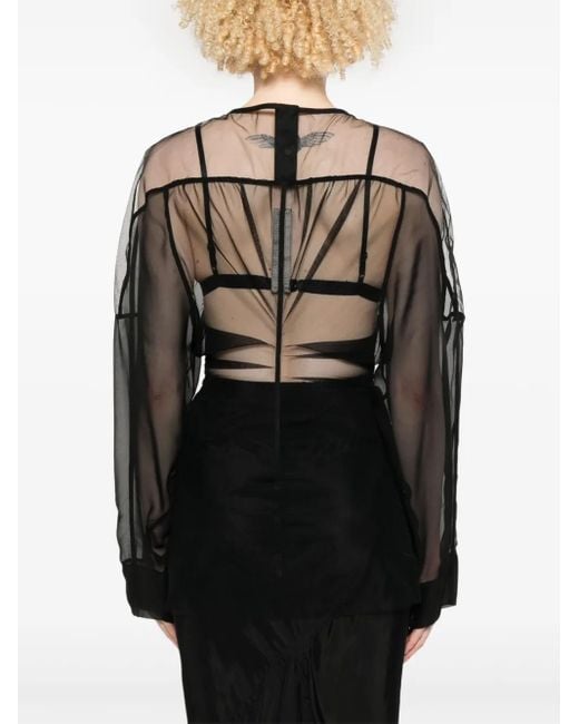 Rick Owens Black Collage T-Shirt