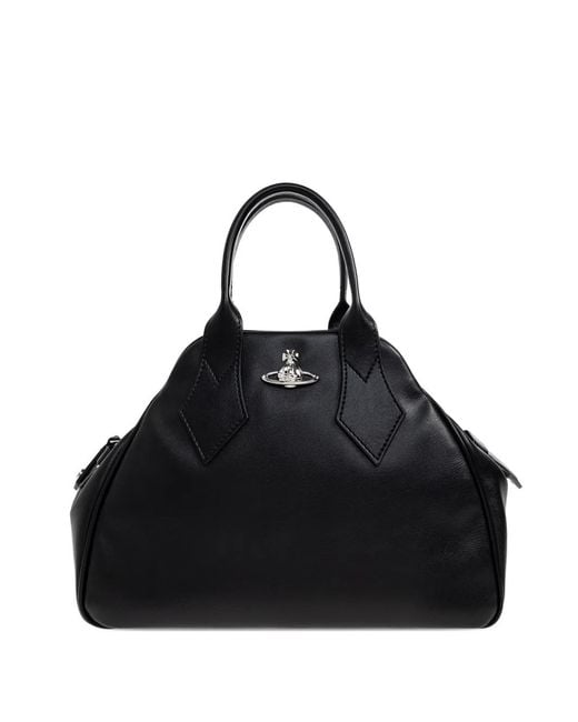 Vivienne Westwood Black Medium Yasmine Tote Bag