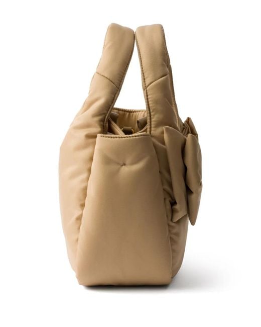 Prada Natural Padded Re-Nylon Mini Bag