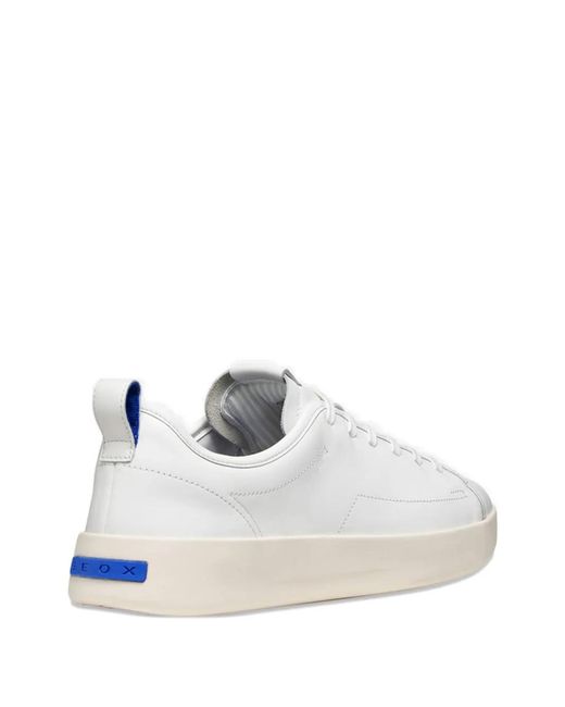 Geox White Gxcp-01 Pull-Tab Sneakers for men