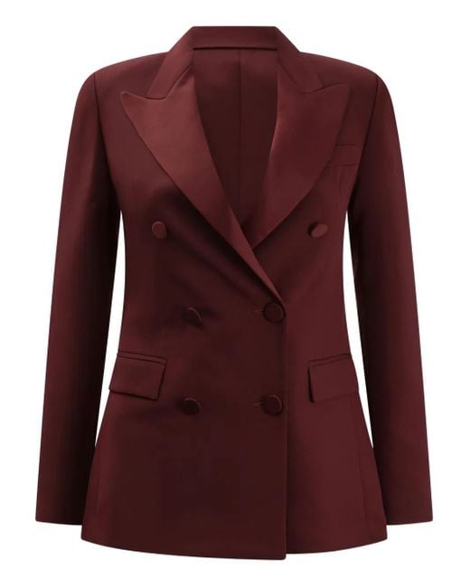 Semler Purple Bouble-Breasted Blazer