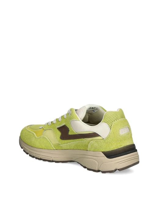 Stepney Workers Club Green Amiel S-Strike Geo-Merged Sneakers for men