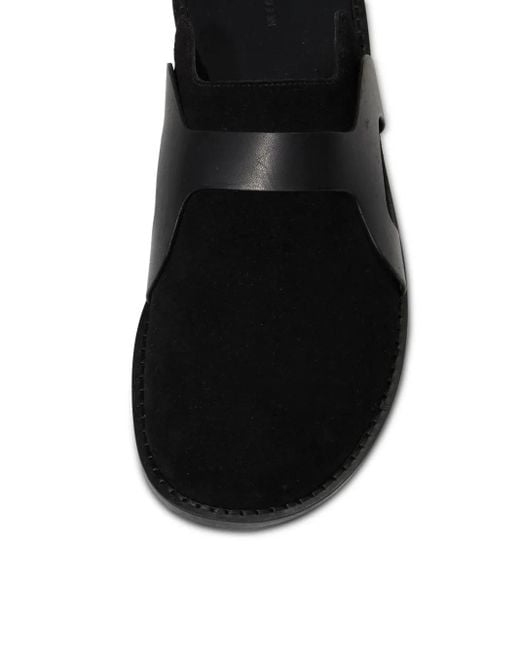 Mules À Empiècements En Daim Osklen en coloris Black