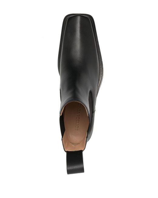 Botines estilo western Bottega Veneta de Cuero de color Negro para hombre -  Lyst
