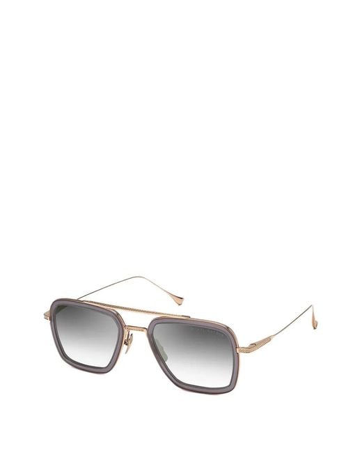 Dita Eyewear White Flight.006 Square-Frame Sunglasses for men