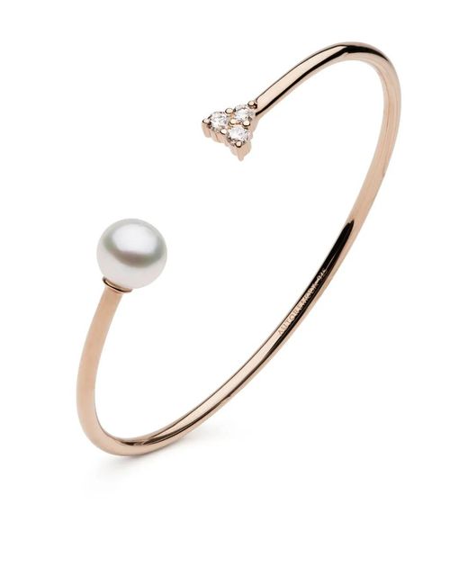 AUTORE MODA White Saskia Rose- Vermeil Bracelet