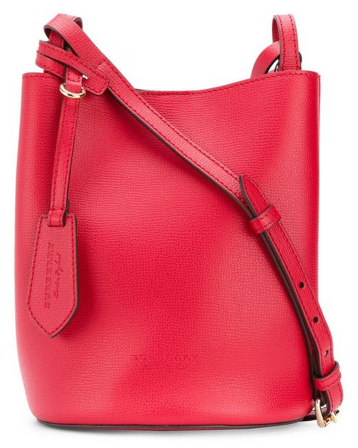 Burberry Red Bucket Bag