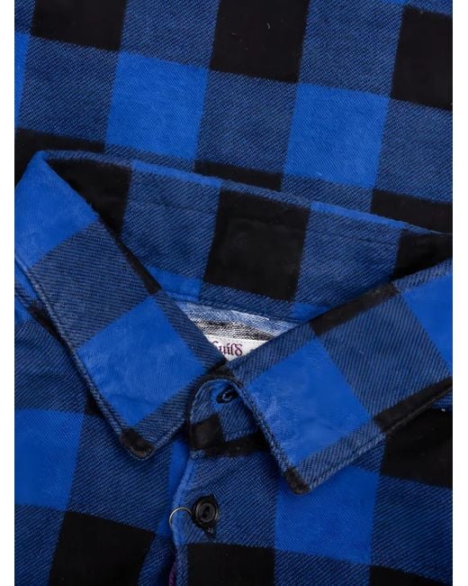Needles Overhemd Met Patchwork in het Blue voor heren