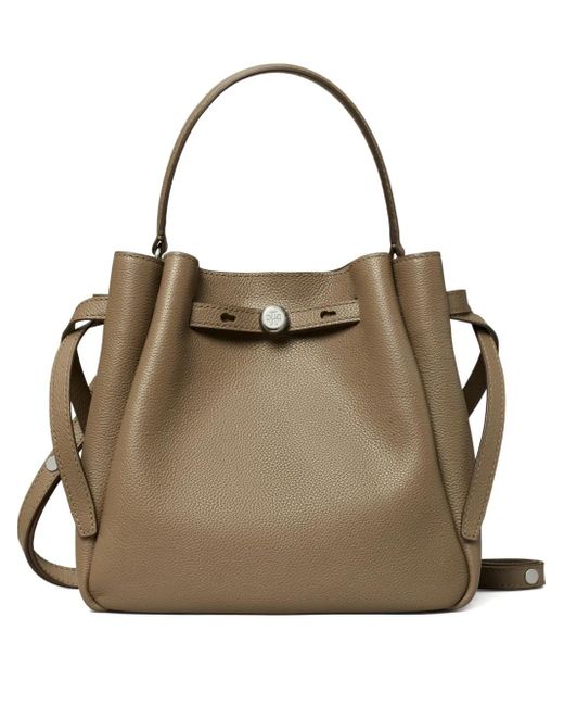 Tory Burch Brown Romy Bucket Bag By