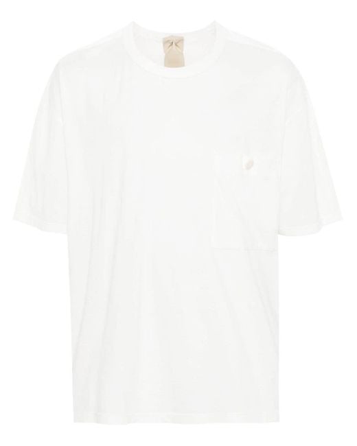 C P Company White Chest-pocket T-shirt for men