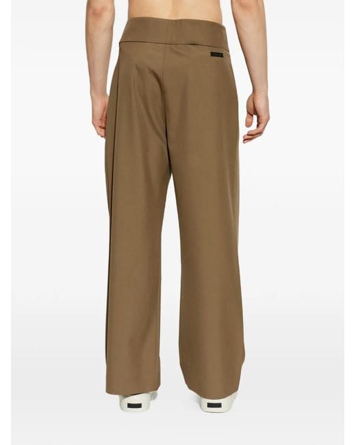 Fear Of God Natural Straight-Leg Wool Trousers for men