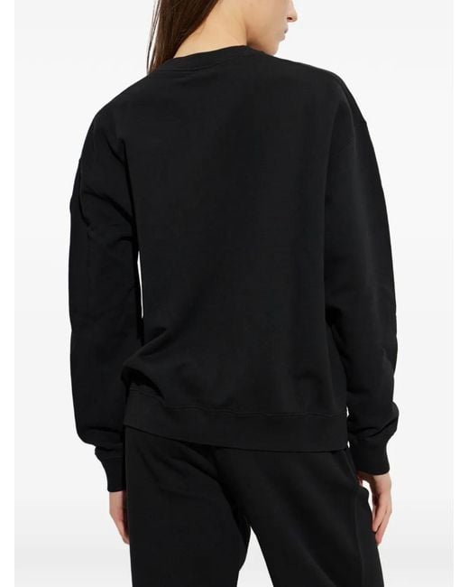 Canada Goose Black Wander Logo-Patch Sweatshirt