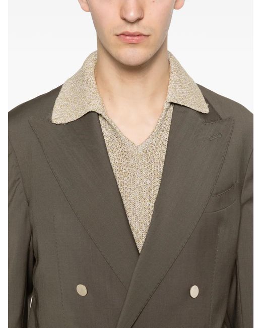 Briglia 1949 Natural Double-Breasted Suit for men
