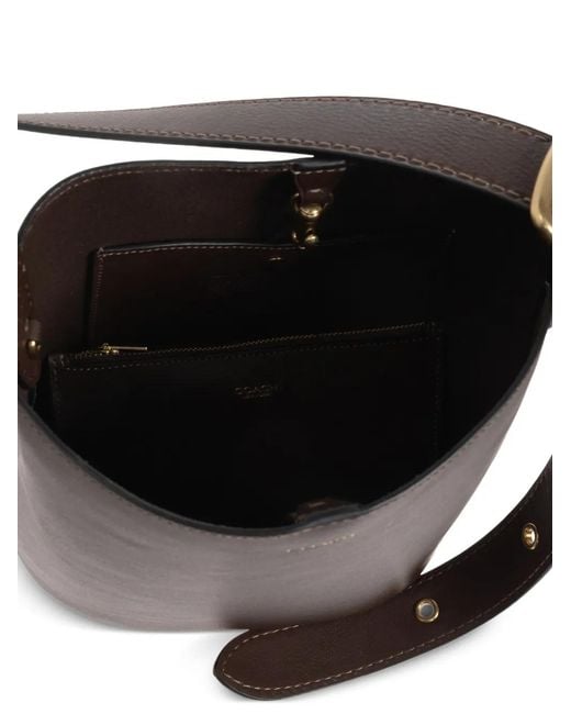 Borsa Tote Bleecker di COACH in White