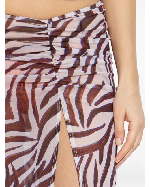 Bondeye White Claudia Maxi Skirt