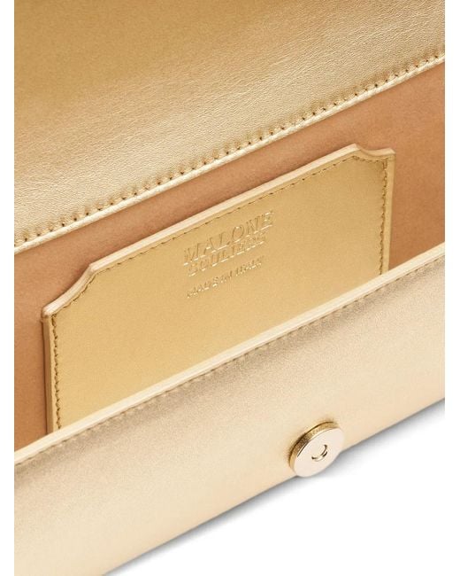 Malone Souliers Natural Vivien Crystal-Embellished Clutch Bag