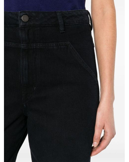 Lemaire Black Carpenter Straight-Leg-Jeans