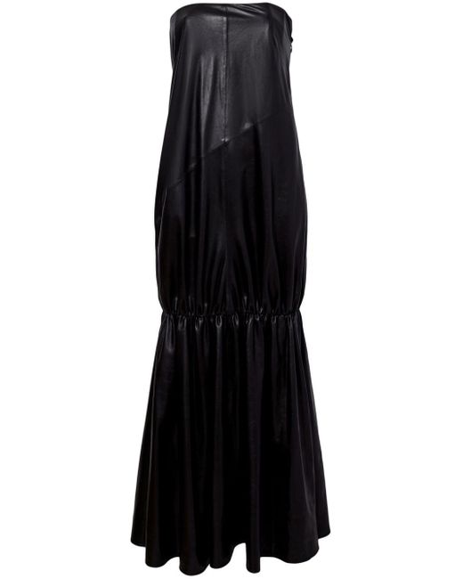 Proenza Schouler Black Margot Kleid aus Leder