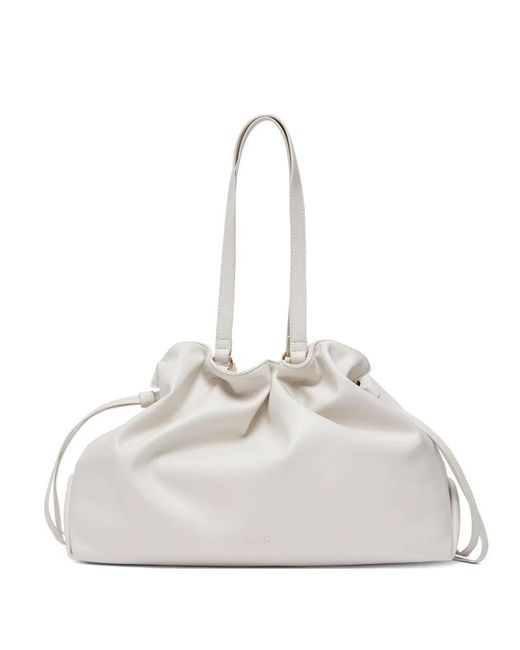 Liu Jo White Large Riccy Shoulder Bag