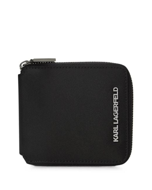 Karl Lagerfeld Black K/Nylon Wallet for men