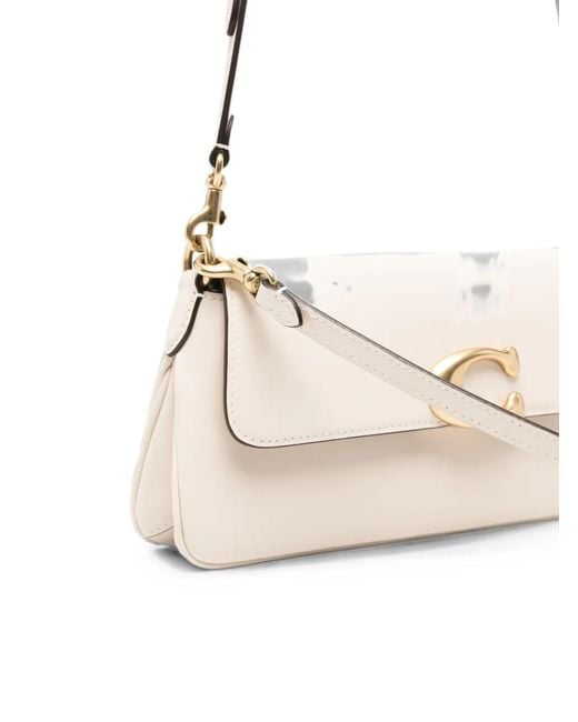 COACH Natural Jet Logo-Plaque Cross Body Bag
