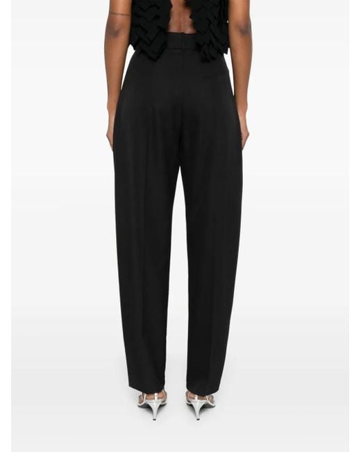 A.W.A.K.E. MODE Black High-Waisted Trousers