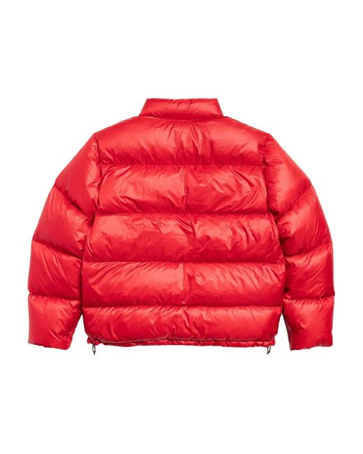 Stussy Red Doudoune À Bande Logo