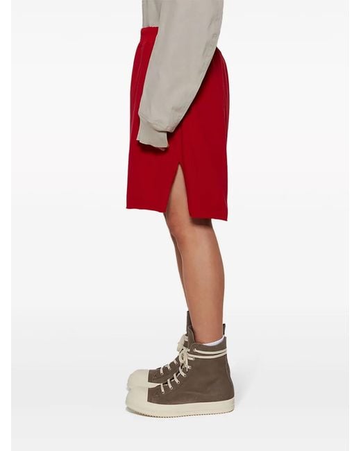Rick Owens Red Shorts for men