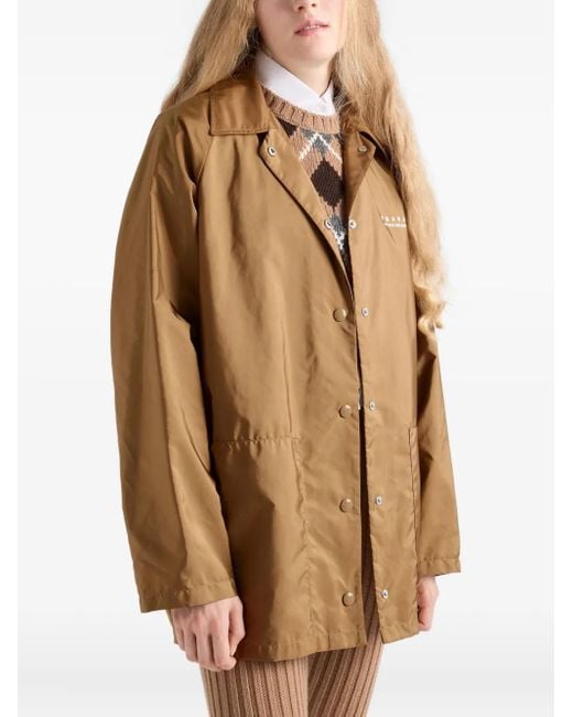 Prada Brown Re-Nylon Lightweight Jacket