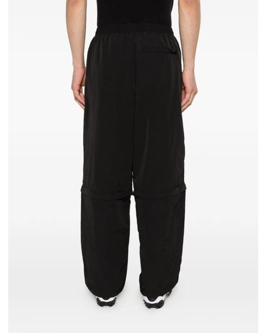 AWAKE NY Black Elasticated Trousers for men