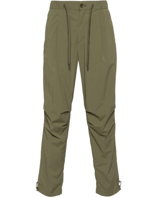 Herno Green Tapered Leg Trousers for men