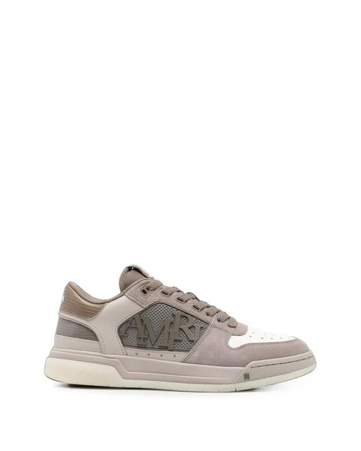 Amiri White Classic Low Logo-Patch Sneakers for men