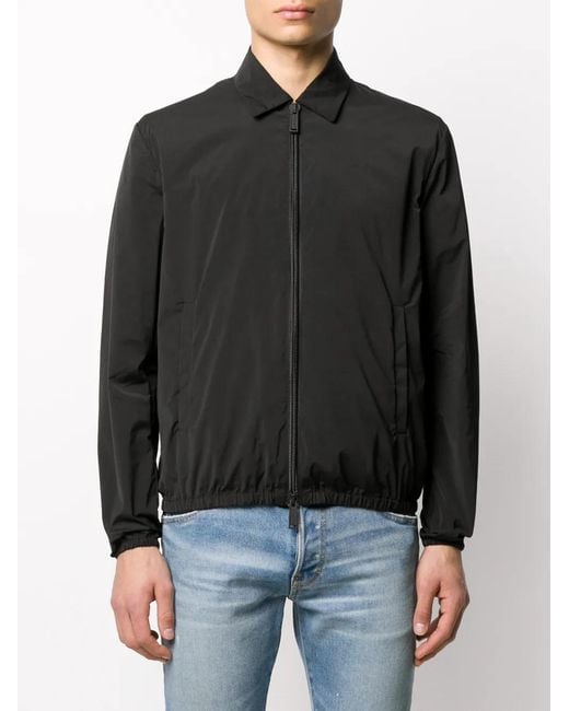DSquared² Black Logo Print Bomber Jacket for men