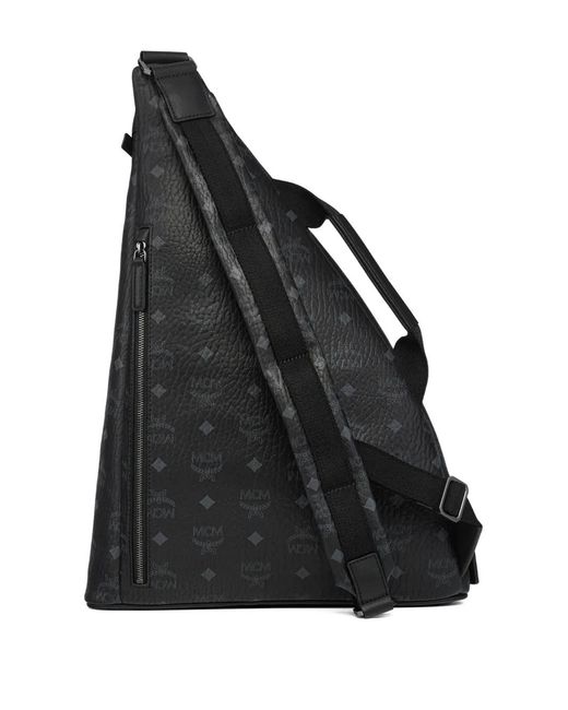 MCM Black Bride Arrière À Bride Ajustable