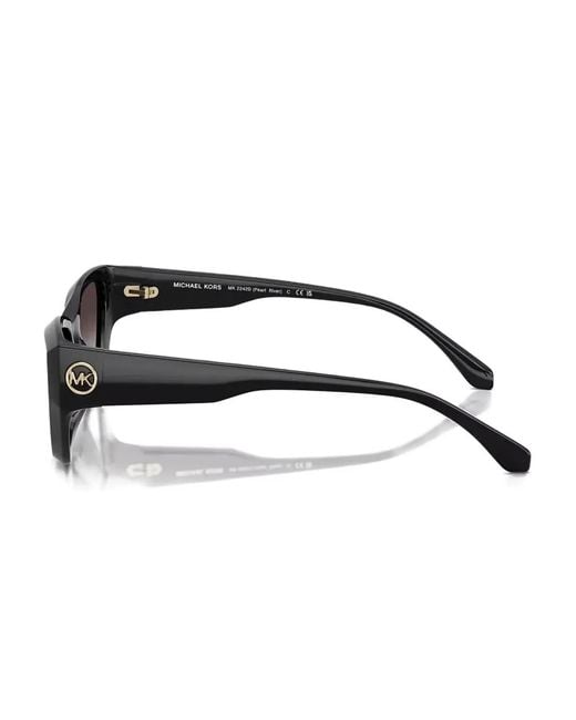 Michael Kors Black Logo-Plaque Cat-Eye Sunglasses